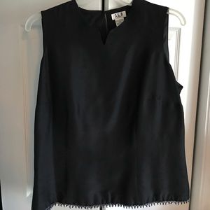 Black Silk Top